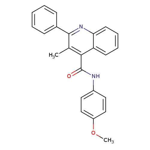 N-(4-methoxyphenyl)-3-methyl-2-phenylquinoline-4-carboxamide