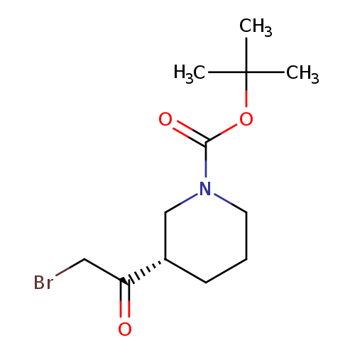 tert-butyl(3S)-3-(2-bromoacetyl)piperidine-1-carboxylate