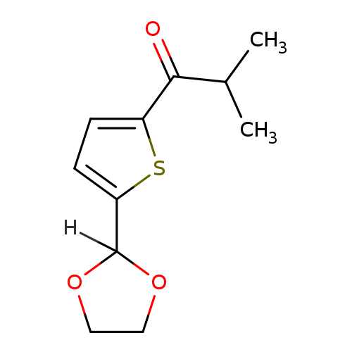 5-(1,3-Dioxolan-2-yl)-2-thienyl isopropyl ketone