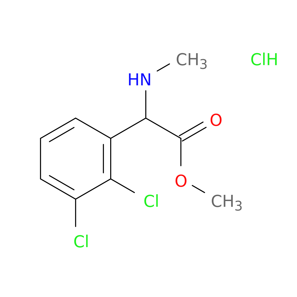 methyl 2-(2,3-dichlorophenyl)-2-(methylamino)acetate hydrochloride