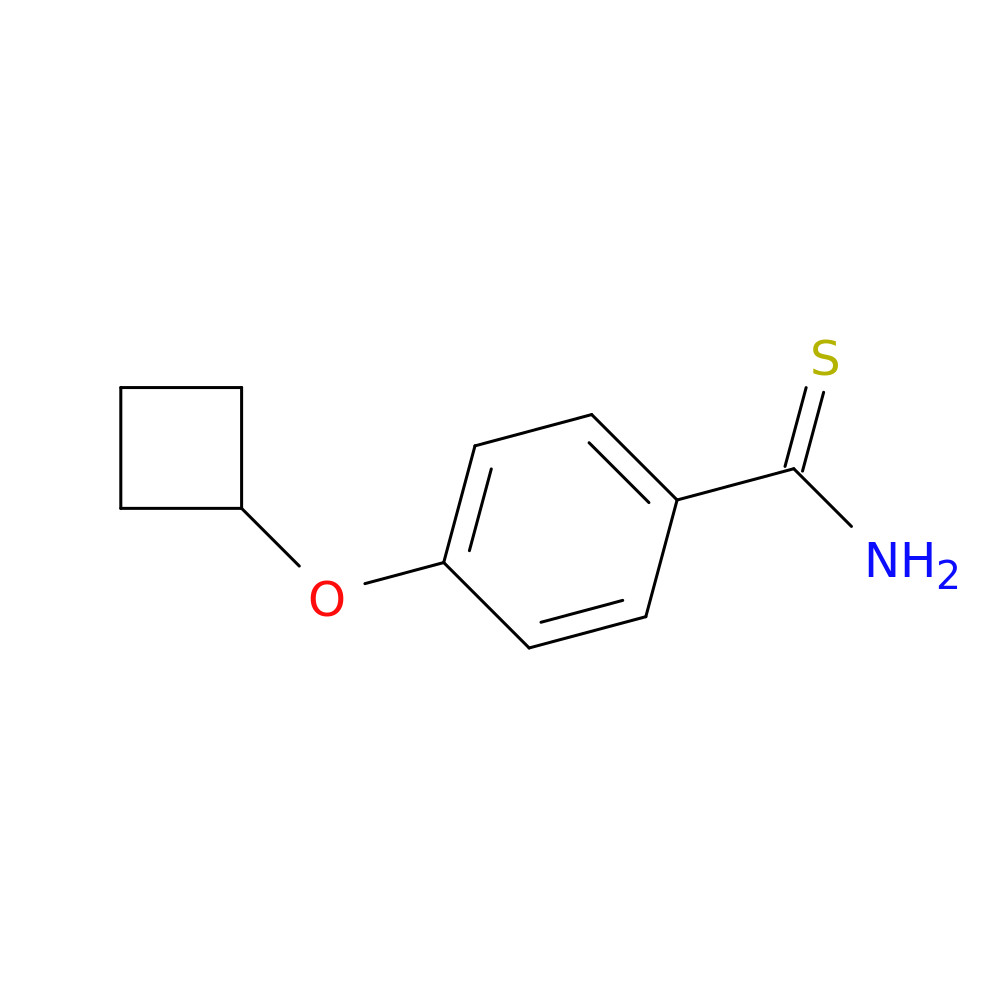 4-cyclobutoxybenzene-1-carbothioamide