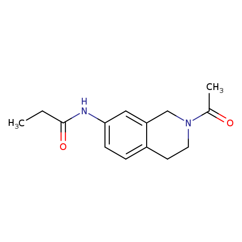 N-(2-acetyl-1,2,3,4-tetrahydroisoquinolin-7-yl)propanamide