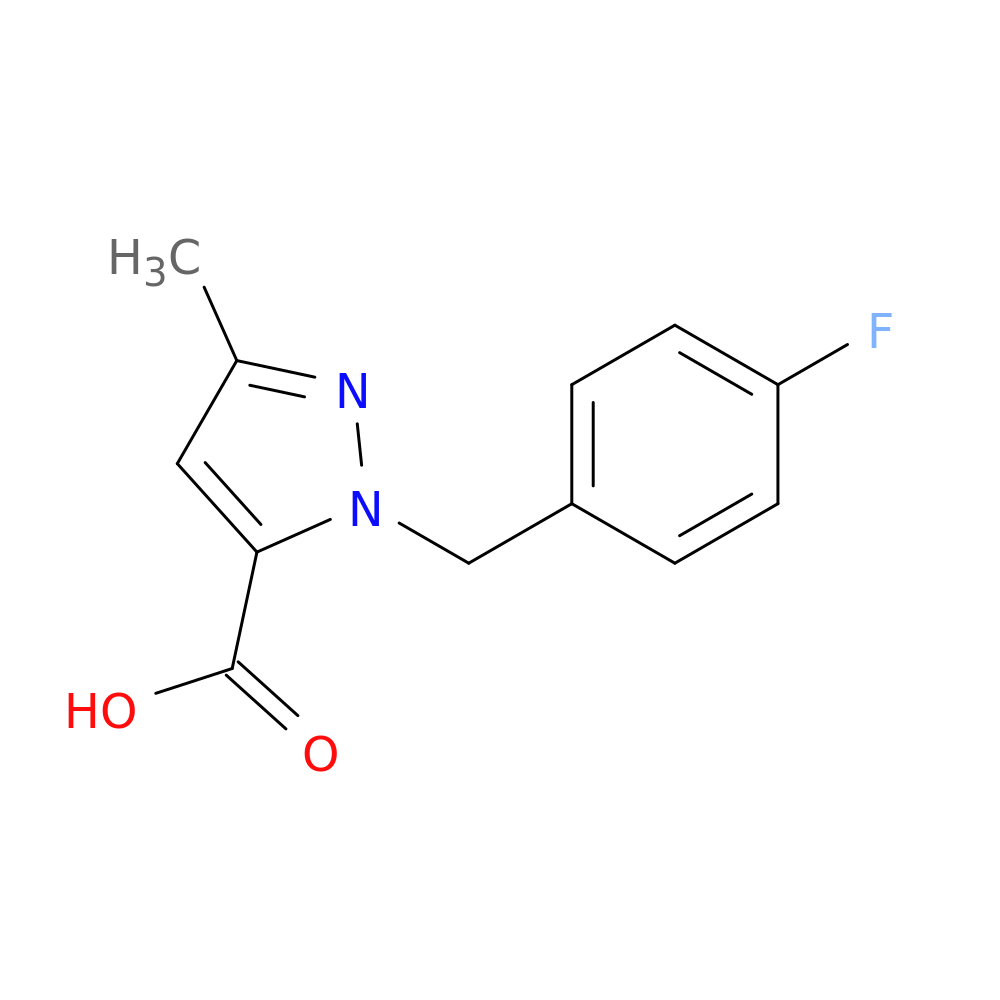 1-(4-Fluorobenzyl)-3-methyl-1H-pyrazole-5-carboxylic acid