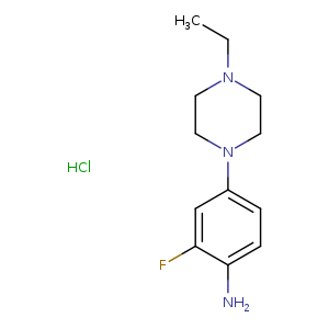 4-(4-Ethylpiperazin-1-yl)-2-fluoroaniline hydrochloride