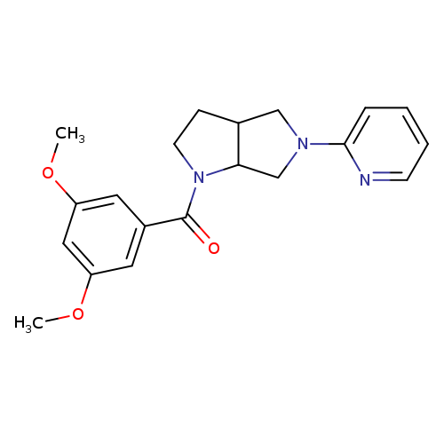 2-[1-(3,5-dimethoxybenzoyl)-octahydropyrrolo[3,4-b]pyrrol-5-yl]pyridine
