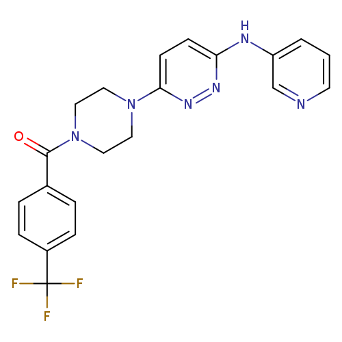 N-(pyridin-3-yl)-6-{4-[4-(trifluoromethyl)benzoyl]piperazin-1-yl}pyridazin-3-amine
