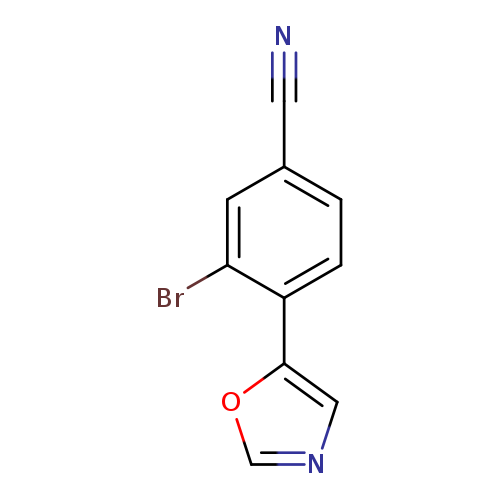 3-Bromo-4-(1,3-oxazol-5-yl)benzonitrile