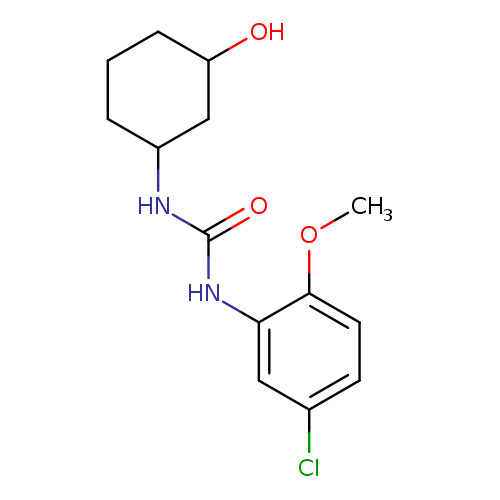 3-(5-chloro-2-methoxyphenyl)-1-(3-hydroxycyclohexyl)urea
