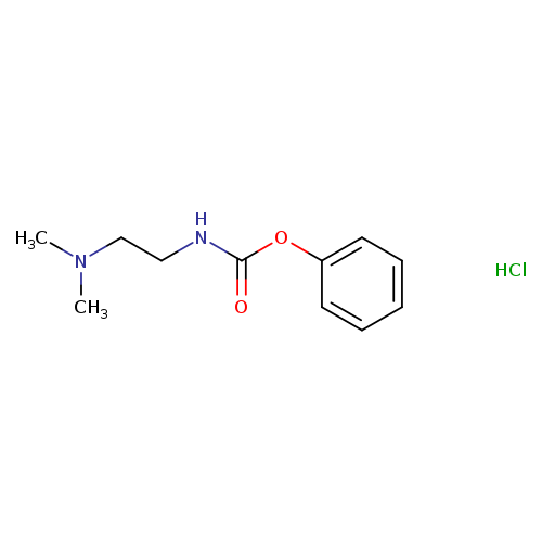 phenyl N-[2-(dimethylamino)ethyl]carbamate hydrochloride