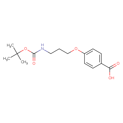 4-(3-{[(tert-butoxy)carbonyl]amino}propoxy)benzoic acid