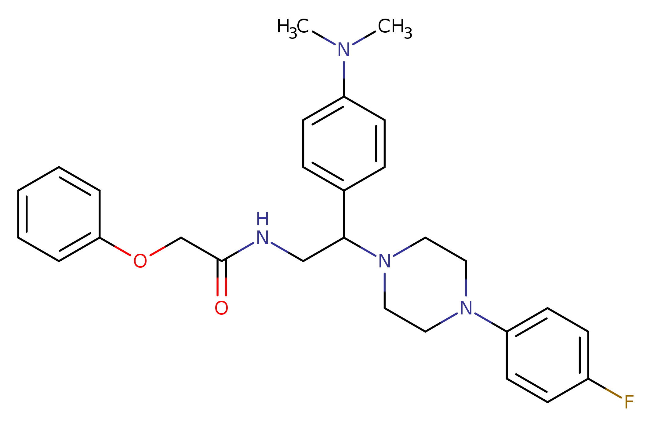 N-{2-[4-(dimethylamino)phenyl]-2-[4-(4-fluorophenyl)piperazin-1-yl]ethyl}-2-phenoxyacetamide