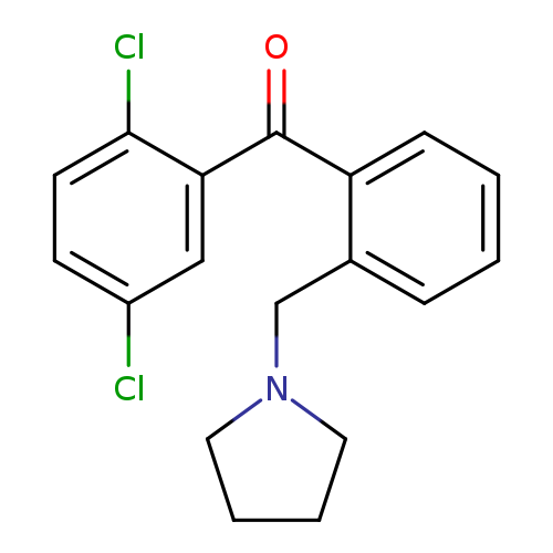 2,5-Dichloro-2'-pyrrolidinomethyl benzophenone