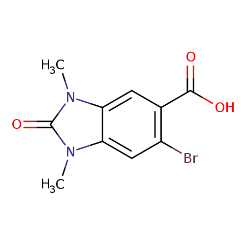 6-bromo-1,3-dimethyl-2-oxo-2,3-dihydro-1H-1,3-benzodiazole-5-carboxylic acid