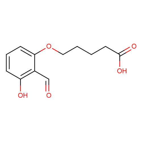 Pentanoic acid, 5-(2-formyl-3-hydroxyphenoxy)-