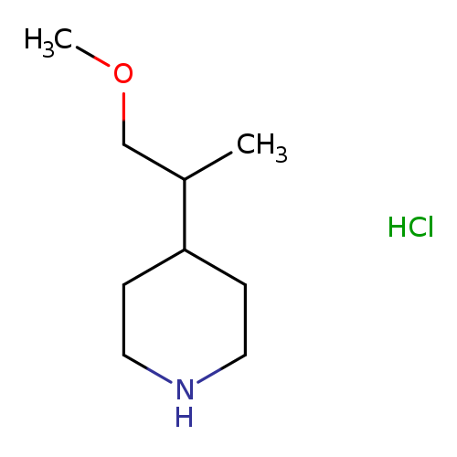 4-(2-Methoxy-1-methylethyl)piperidine hydrochloride