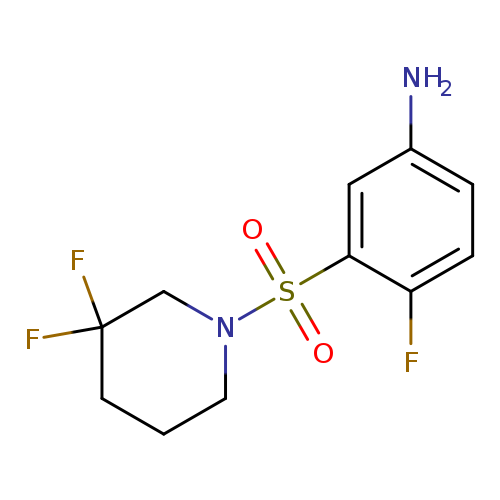 3-(3,3-Difluoro-piperidine-1-sulfonyl)-4-fluoro-phenylamine