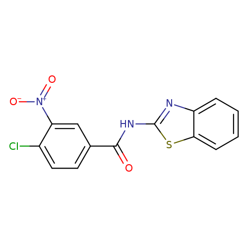 N-(1,3-benzothiazol-2-yl)-4-chloro-3-nitrobenzamide