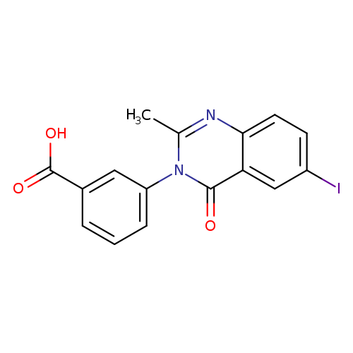 3-(6-iodo-2-methyl-4-oxo-3,4-dihydroquinazolin-3-yl)benzoic acid