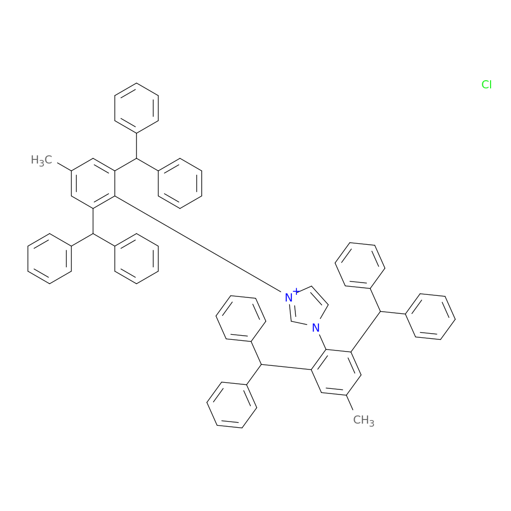 1,3-Bis(2,6-dibenzhydryl-4-methylphenyl)-1H-imidazol-3-ium chloride