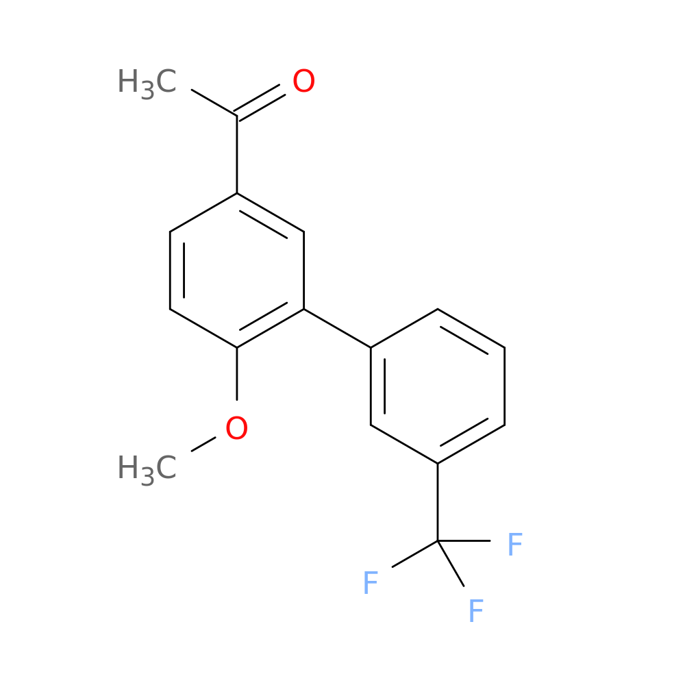 1-[6-methoxy-3'-(trifluoromethyl)-[1,1'-biphenyl]-3-yl]ethan-1-one