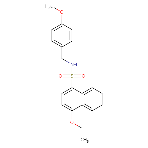 4-ethoxy-N-[(4-methoxyphenyl)methyl]naphthalene-1-sulfonamide
