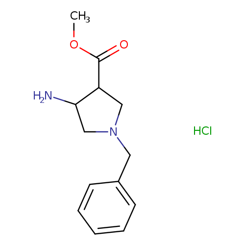Methyl 4-amino-1-benzylpyrrolidine-3-carboxylate hydrochloride