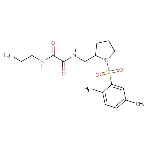 N'-{[1-(2,5-dimethylbenzenesulfonyl)pyrrolidin-2-yl]methyl}-N-propylethanediamide