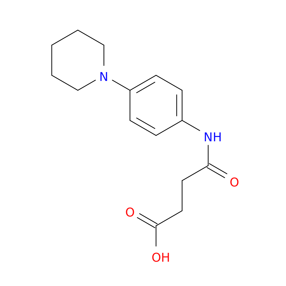 4-Oxo-4-((4-(piperidin-1-yl)phenyl)amino)butanoic acid