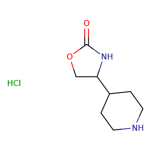 4-(piperidin-4-yl)-1,3-oxazolidin-2-one hydrochloride