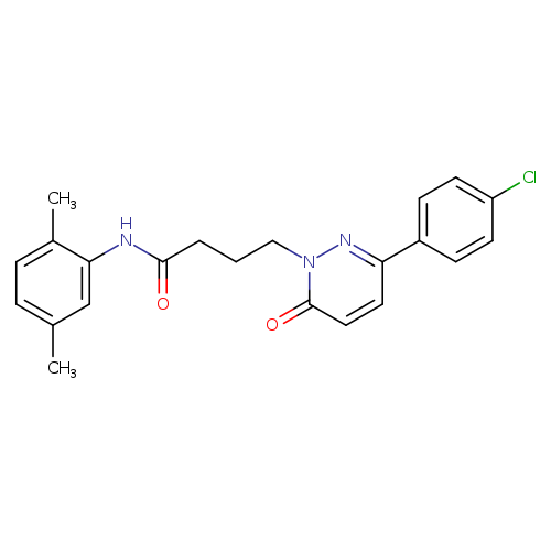 4-[3-(4-chlorophenyl)-6-oxo-1,6-dihydropyridazin-1-yl]-N-(2,5-dimethylphenyl)butanamide