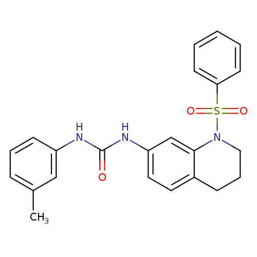 3-[1-(benzenesulfonyl)-1,2,3,4-tetrahydroquinolin-7-yl]-1-(3-methylphenyl)urea
