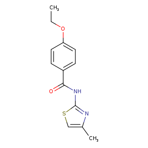 4-ethoxy-N-(4-methyl-1,3-thiazol-2-yl)benzamide