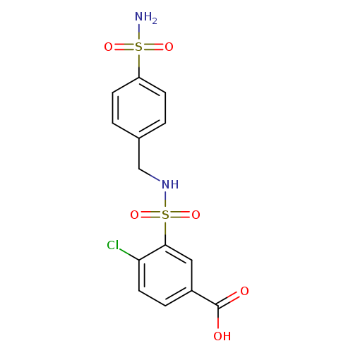 4-chloro-3-{[(4-sulfamoylphenyl)methyl]sulfamoyl}benzoic acid
