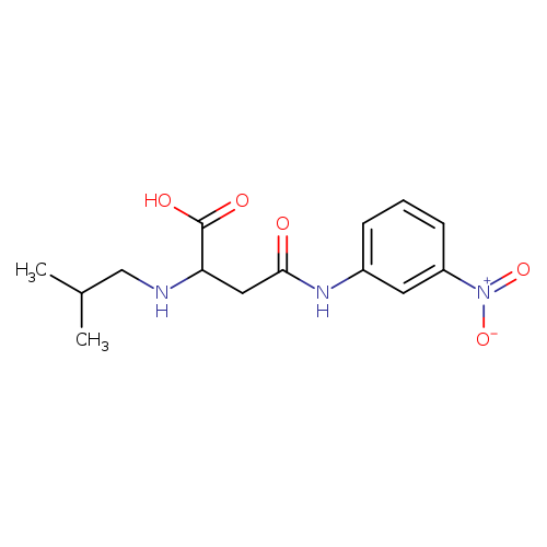 2-[(2-methylpropyl)amino]-3-[(3-nitrophenyl)carbamoyl]propanoic acid