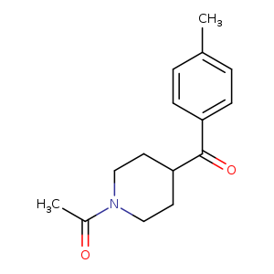 1-(4-(4-Methylbenzoyl)piperidin-1-yl)ethanone