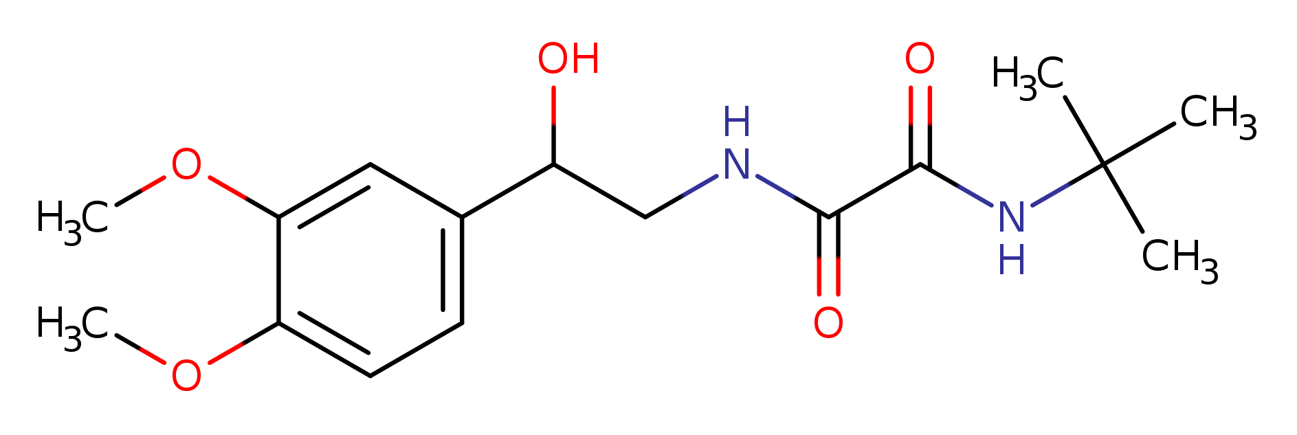 N-tert-butyl-N'-[2-(3,4-dimethoxyphenyl)-2-hydroxyethyl]ethanediamide