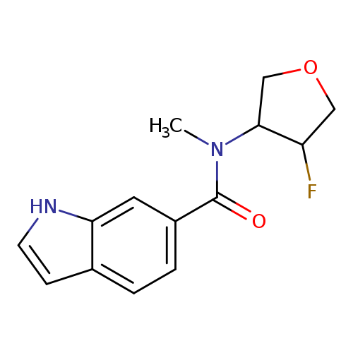N-(4-fluorooxolan-3-yl)-N-methyl-1H-indole-6-carboxamide