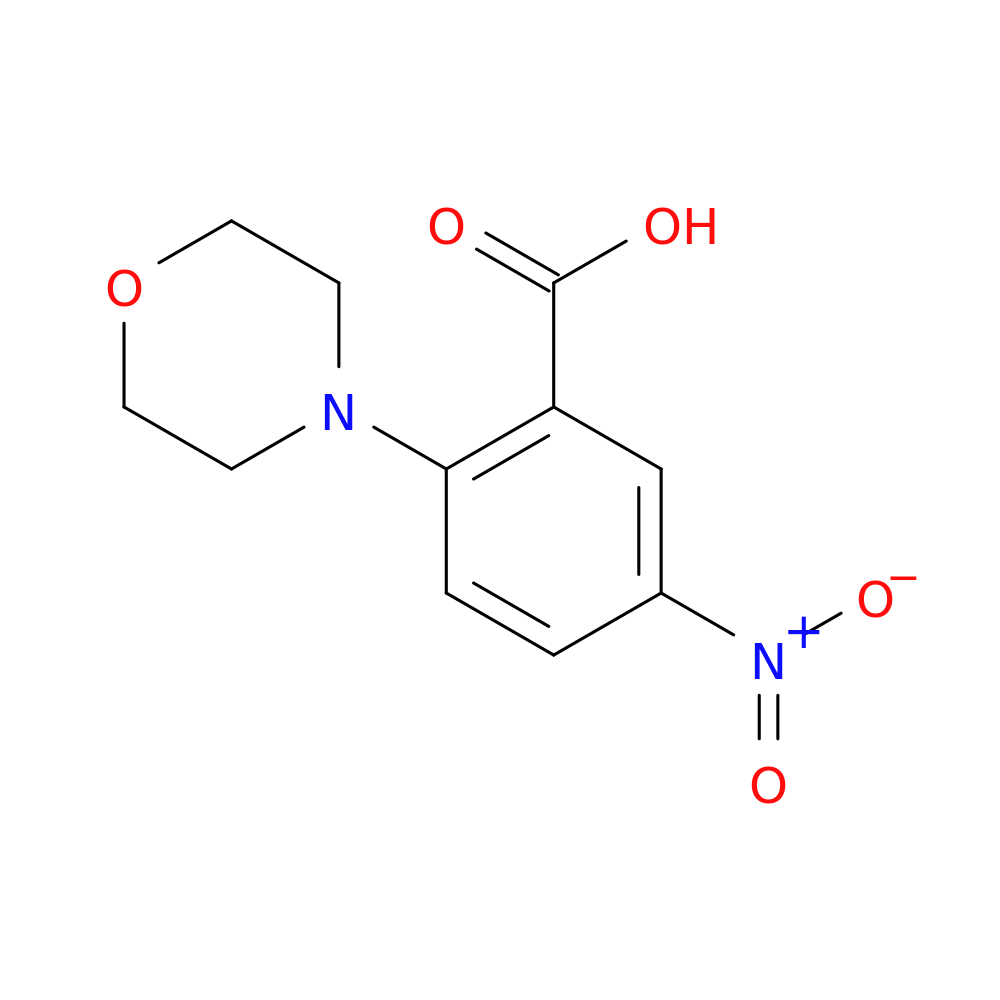 2-Morpholino-5-nitrobenzoic Acid