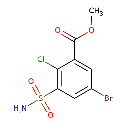 Methyl 5-bromo-2-chloro-3-sulfamoylbenzoate