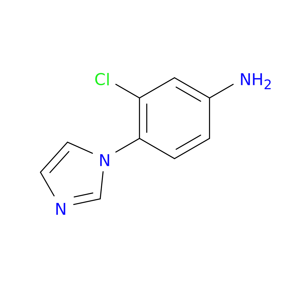 3-Chloro-4-(1h-imidazol-1-yl)aniline