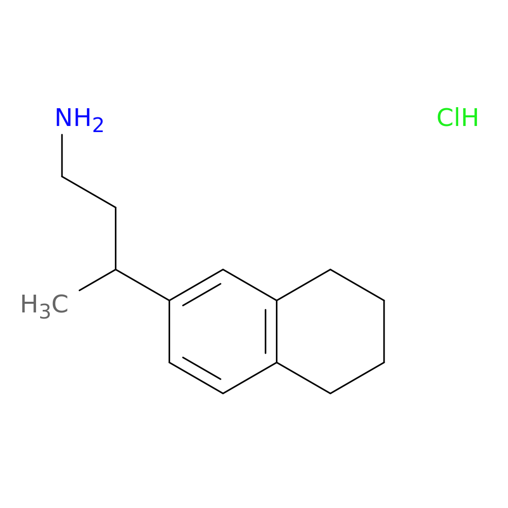 3-(5,6,7,8-tetrahydronaphthalen-2-yl)butan-1-amine hydrochloride