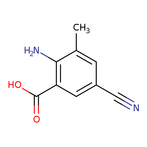 Benzoic acid, 2-amino-5-cyano-3-methyl-