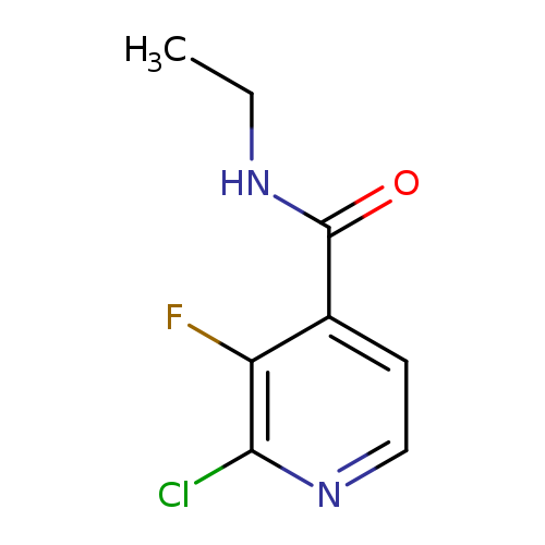 2-Chloro-n-ethyl-3-fluoropyridine-4-carboxamide