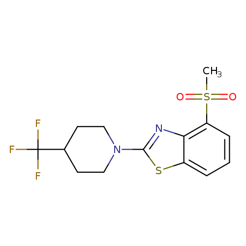 4-methanesulfonyl-2-[4-(trifluoromethyl)piperidin-1-yl]-1,3-benzothiazole