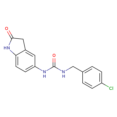1-[(4-chlorophenyl)methyl]-3-(2-oxo-2,3-dihydro-1H-indol-5-yl)urea