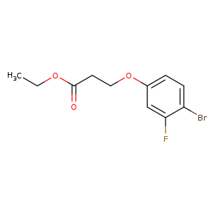 Ethyl 3-(4-bromo-3-fluorophenoxy)propanoate