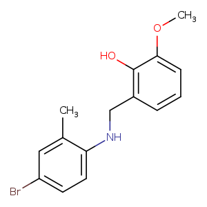 2-{[(4-bromo-2-methylphenyl)amino]methyl}-6-methoxyphenol