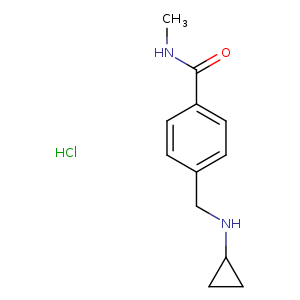 4-[(cyclopropylamino)methyl]-N-methylbenzamide hydrochloride