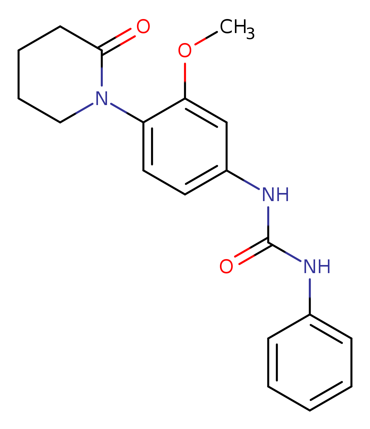 3-[3-methoxy-4-(2-oxopiperidin-1-yl)phenyl]-1-phenylurea