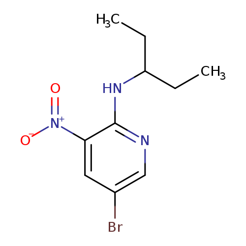 5-Bromo-3-nitro-N-(pentan-3-yl)pyridin-2-amine